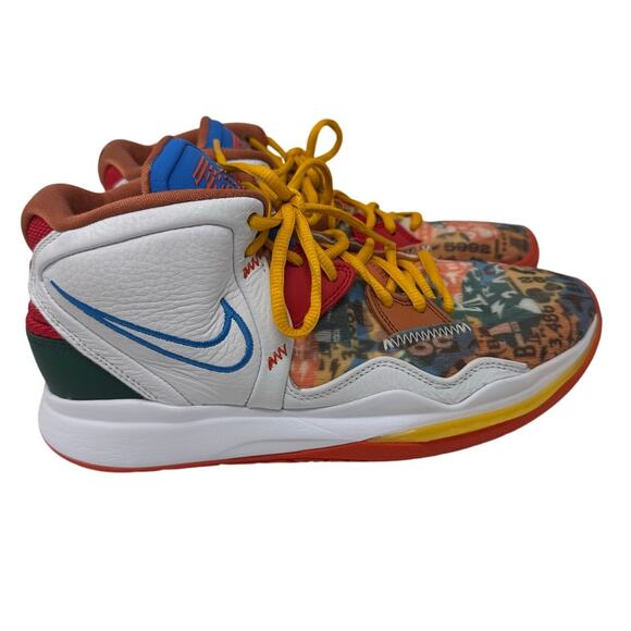 Nike Kyrie Infinity 'KY-D' White Light Photo Blue Multicolor CZ0204-100 - Picture 1 of 11